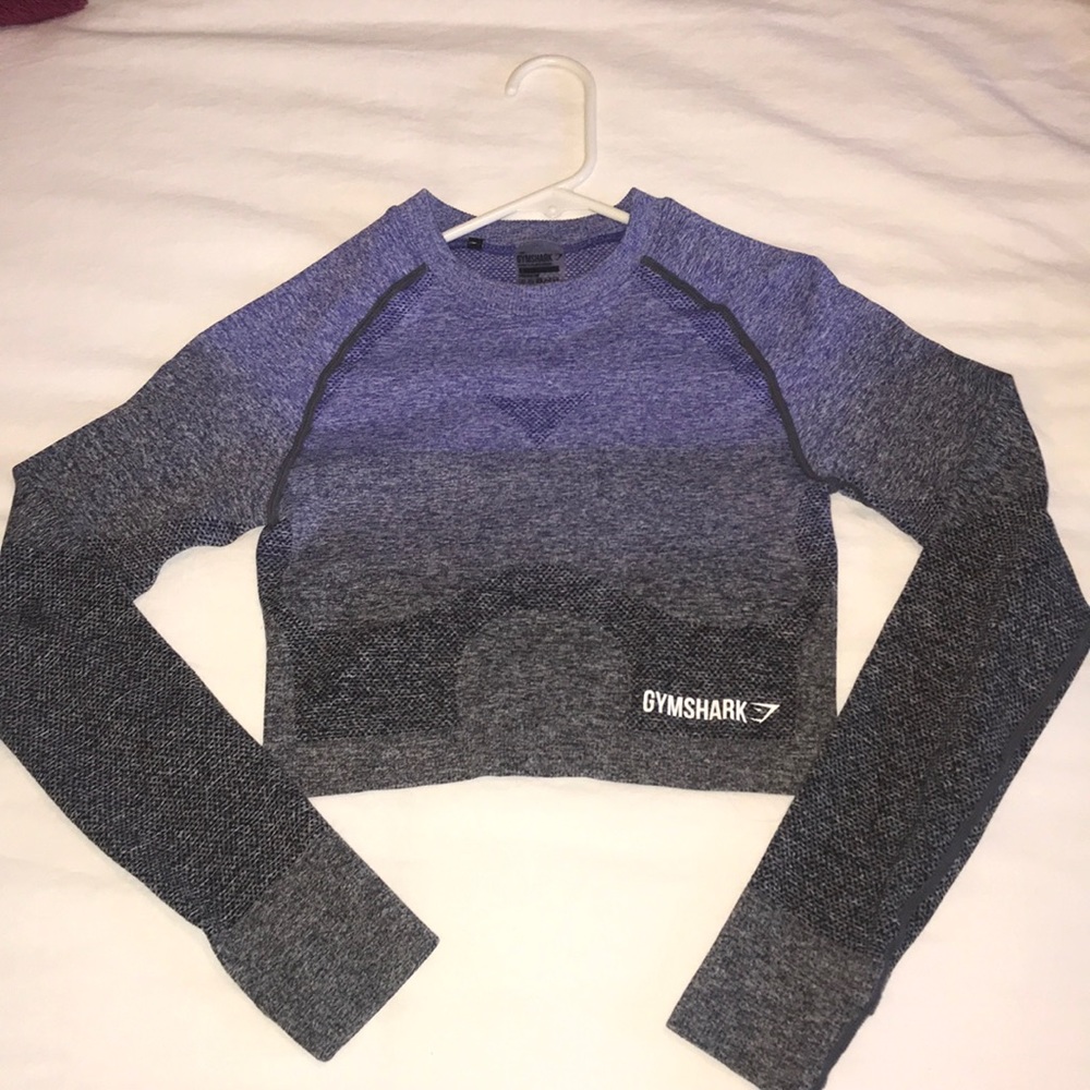 Gym Shark Ombre Seamless Crop Top